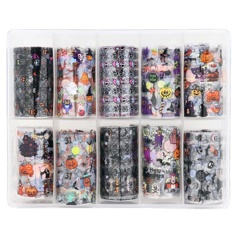 JNBS Nail Foil Box of 10 Sheets Halloween 01