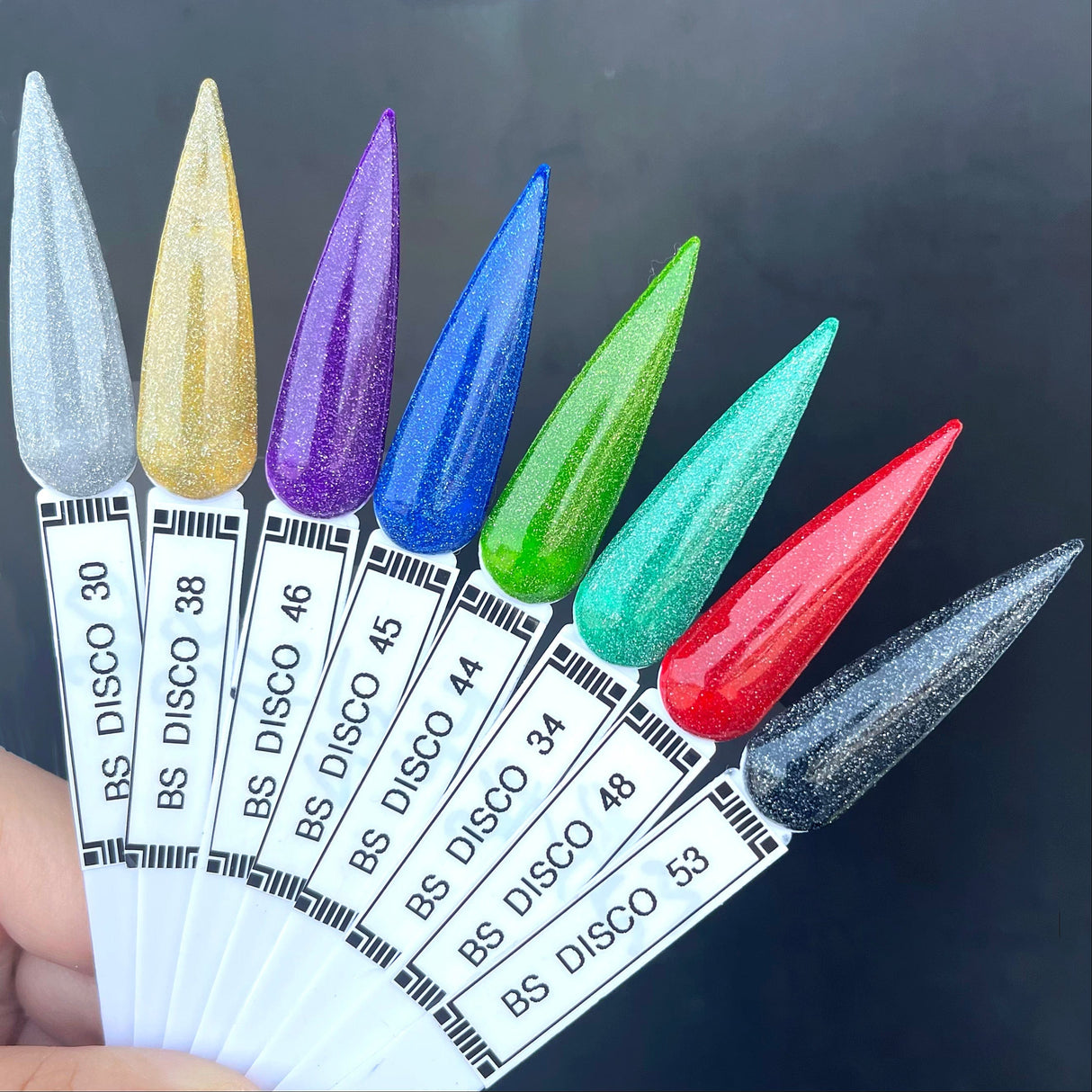 BOSSY 3X EFFECT GLOW Disco Reflective Gel XMAS Collection