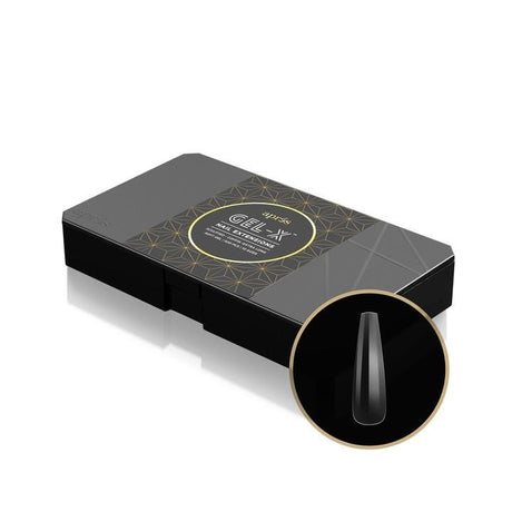 Apres Gel-X - Sculpted Coffin Extra Long Tips (Box of 250pcs) - Jessica Nail & Beauty Supply - Canada Nail Beauty Supply - Gel-X Tip Box