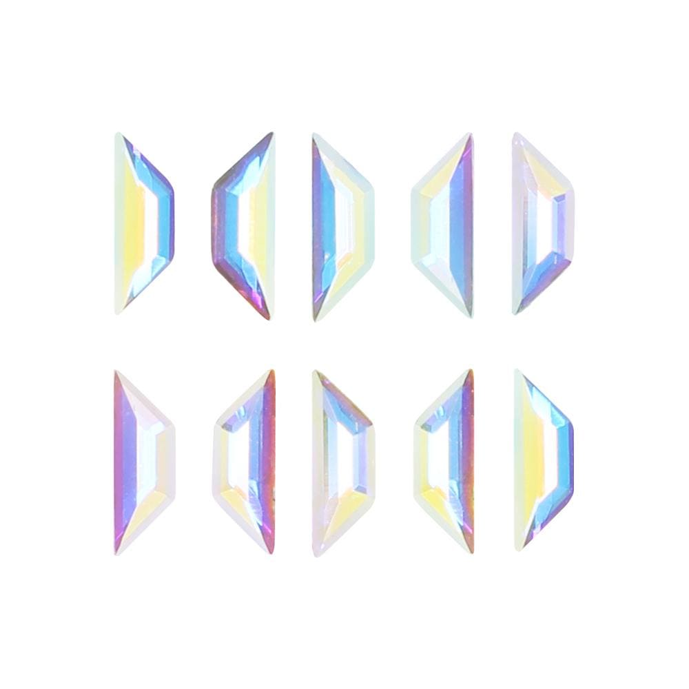 JNBS Crystal Rhinestone Trapeze Flatback Crystal AB