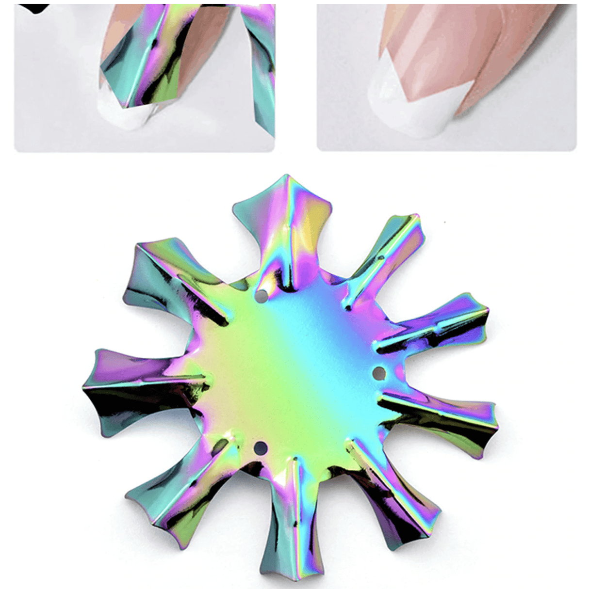 JNBS Rainbow French Smile Acrylic Cutter 9 Sizes (1pc)