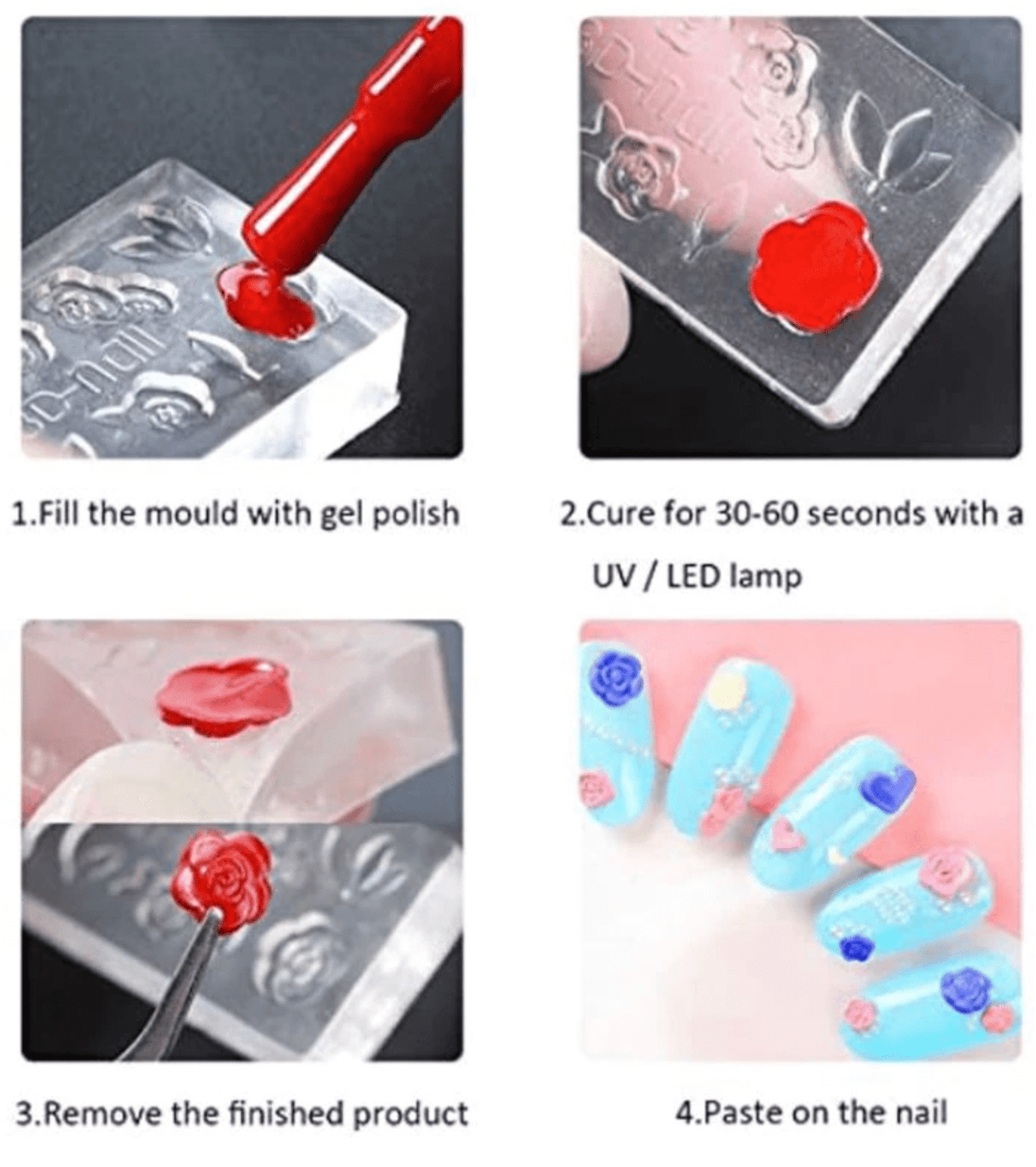 JNBS 3D Silicone Mold (Multi choice)