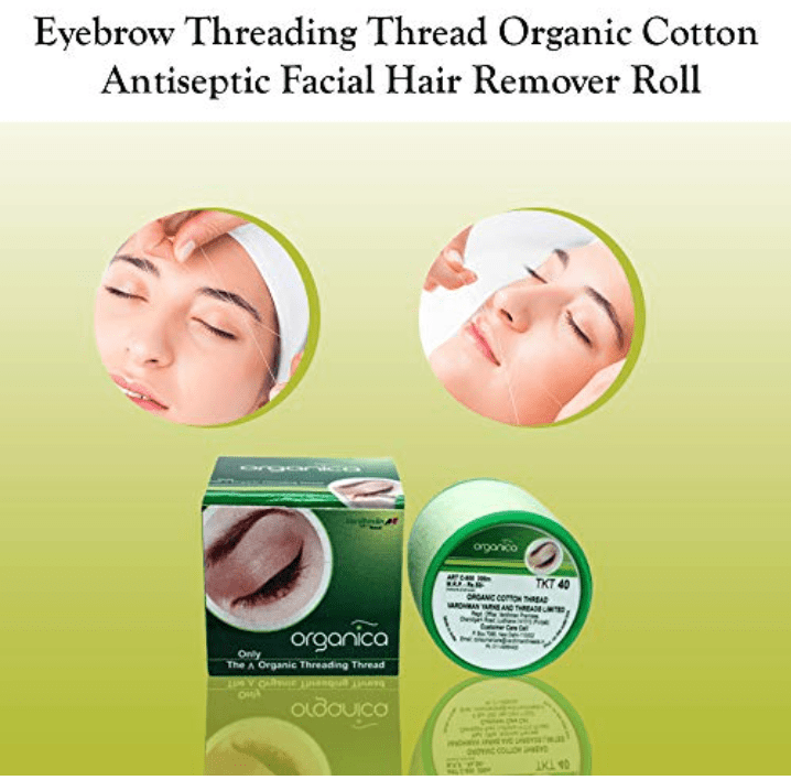 Organica Face & Eyebrow The Only Organic Threading Thread Pack of 300m