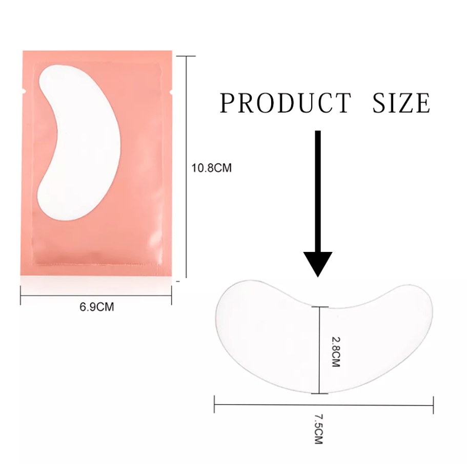 JNBS Eye Gel Patches Lint Free Under For Eyelash Extension Makeup (Assorted Color)