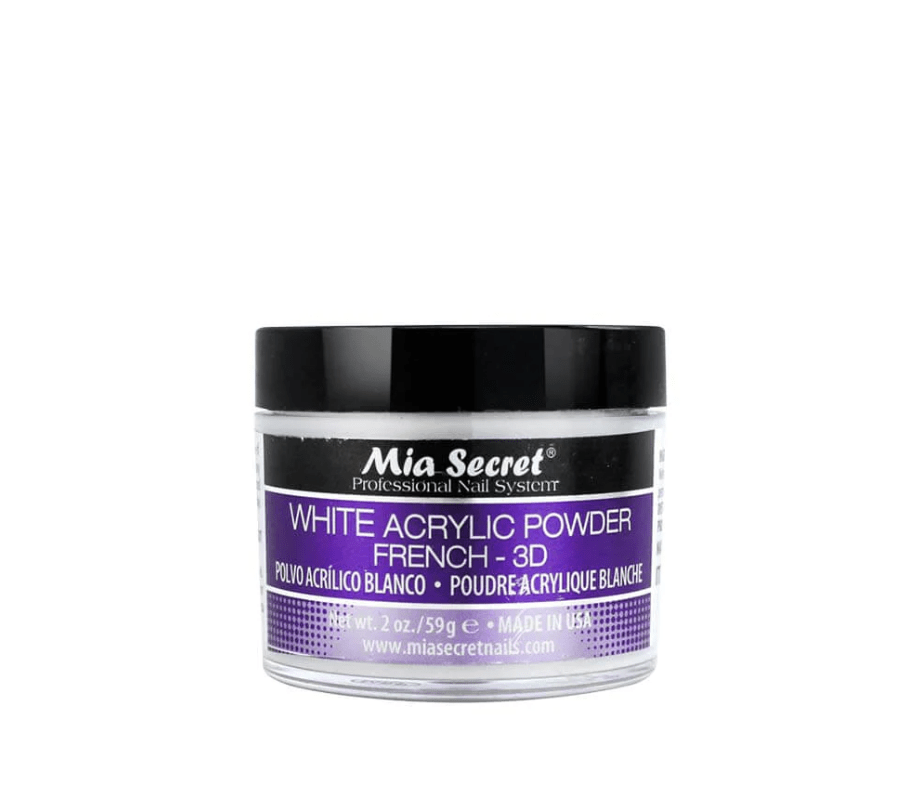 Mia Secret Acrylic Powder White French 3D 2oz