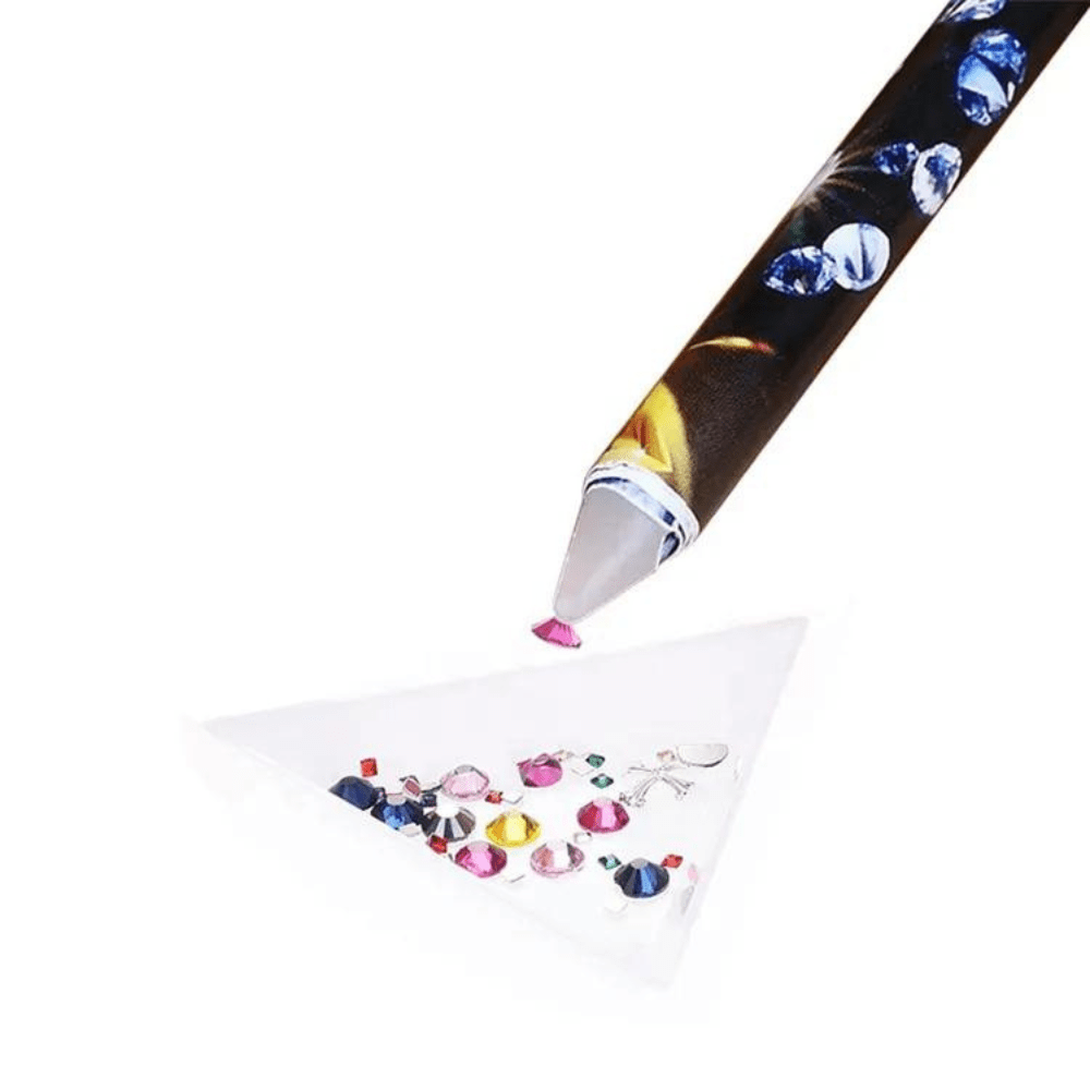 Nail Art Brush Rhinestone Wax Stick Picker Pencil (1pc)