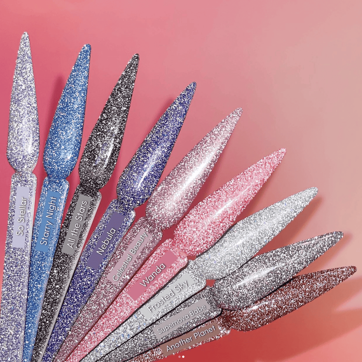 NOTPOLISH Gelaxy Collection IT'S POLISH Disco Reflective Gel Set 3