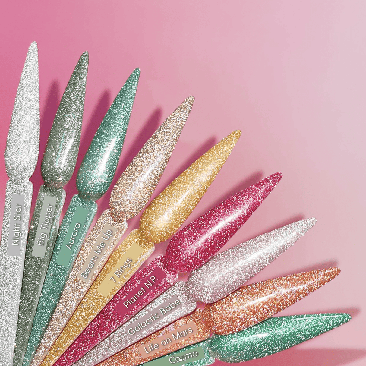 NOTPOLISH Gelaxy Collection IT'S POLISH Disco Reflective Gel Set 2