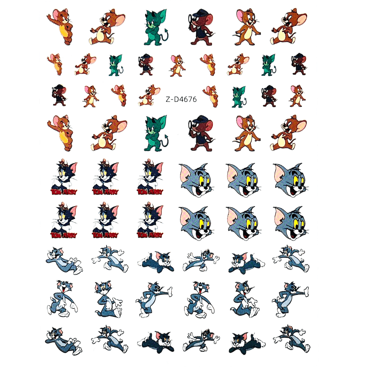 JNBS Nail Sticker Cartoon Version 2