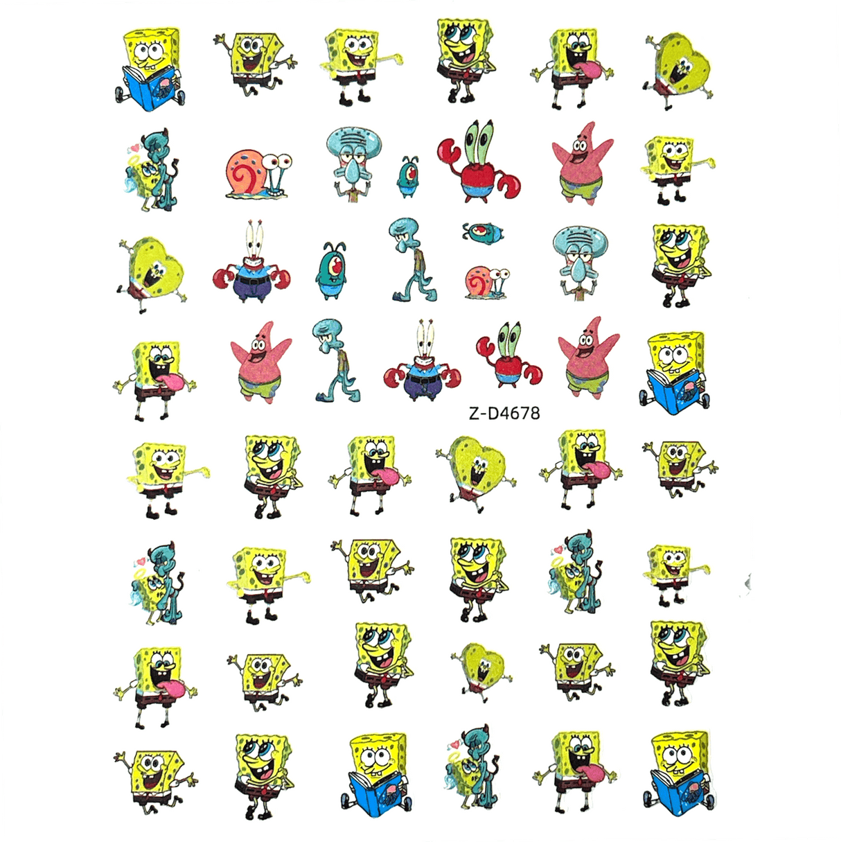 JNBS Nail Sticker Cartoon Version 2