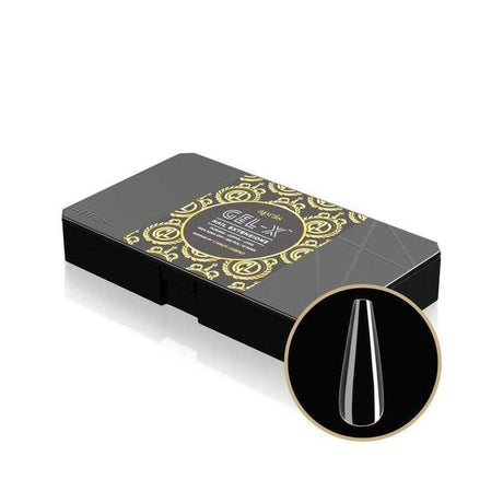 Chaun Legend x Apres Gel-X - Sculpted Tapered Coffin XL Tips (Box of 250pcs) - Jessica Nail & Beauty Supply - Canada Nail Beauty Supply - Gel-X Tip Box