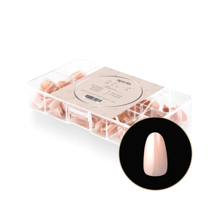 Apres Gel X™ NEUTRALS  Box of 150pcs Maisie Natural Round Tips
