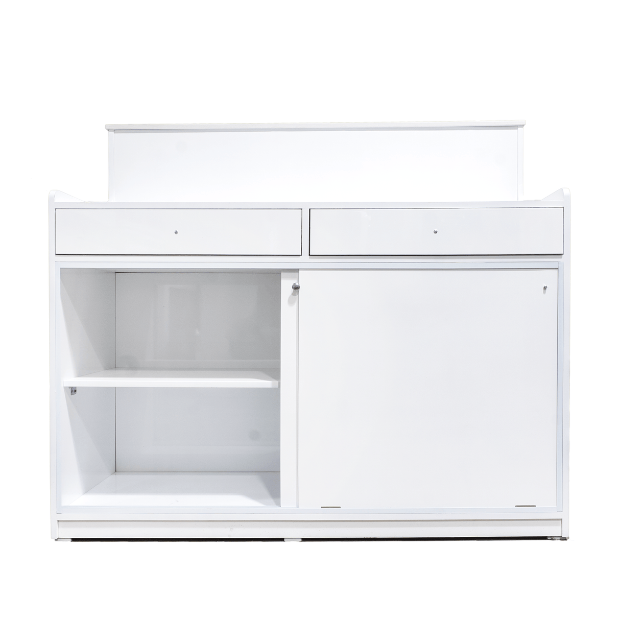 JNBS Nail Desk Reception Style 01 White (Please Call JNBS to Order)