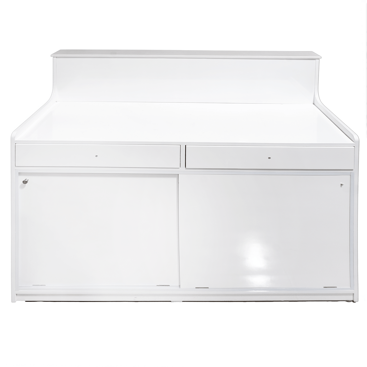 JNBS Nail Desk Reception Style 01 White (Please Call JNBS to Order)