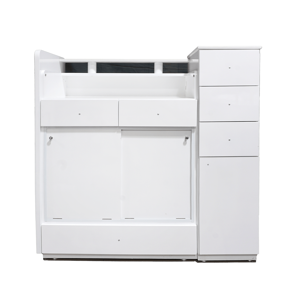 JNBS Nail Desk Reception Style 03 White (Please Call JNBS to Order)