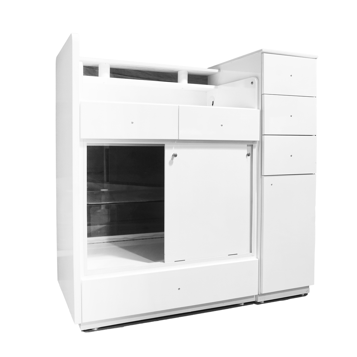 JNBS Nail Desk Reception Style 03 White (Please Call JNBS to Order)