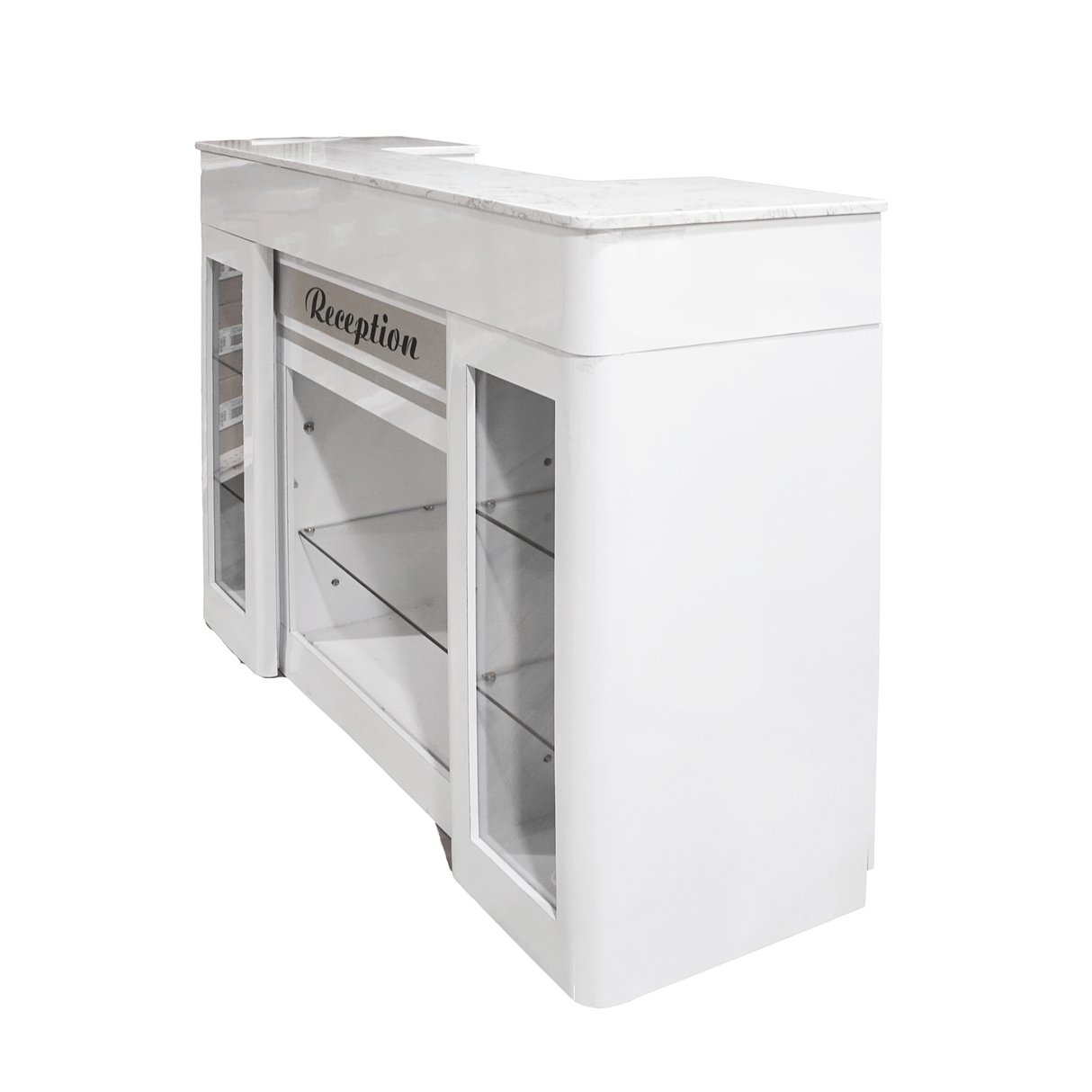 JNBS Nail Desk Reception Style 04 White (Please Call JNBS to Order)