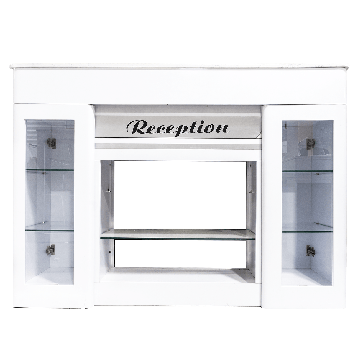 JNBS Nail Desk Reception Style 04 White (Please Call JNBS to Order)