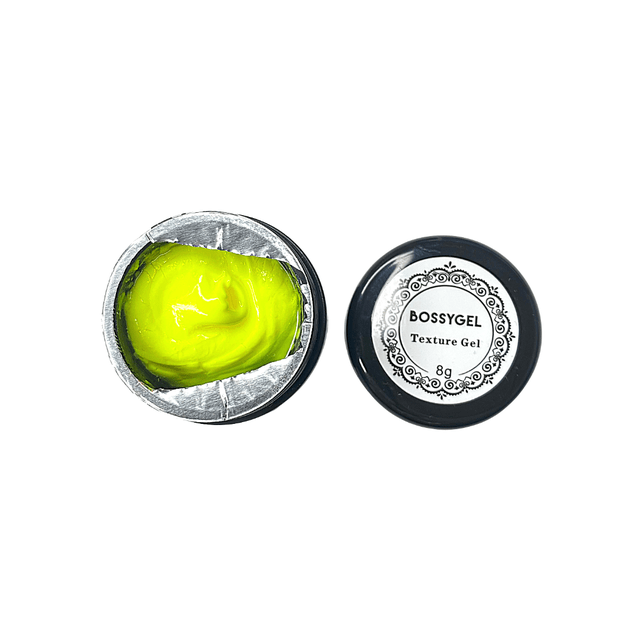 BOSSY - TEXTURE Gel Paint - 09 - NEON LIME (8g) - Jessica Nail & Beauty Supply - Canada Nail Beauty Supply - TEXTURE GEL PAINT
