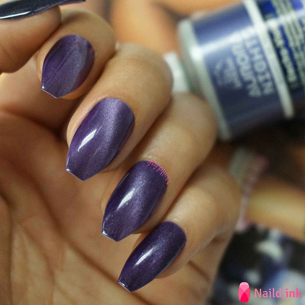 IBD Gel Polish AURORA NIGHTS Magnetic Cat Eye Electro Violet