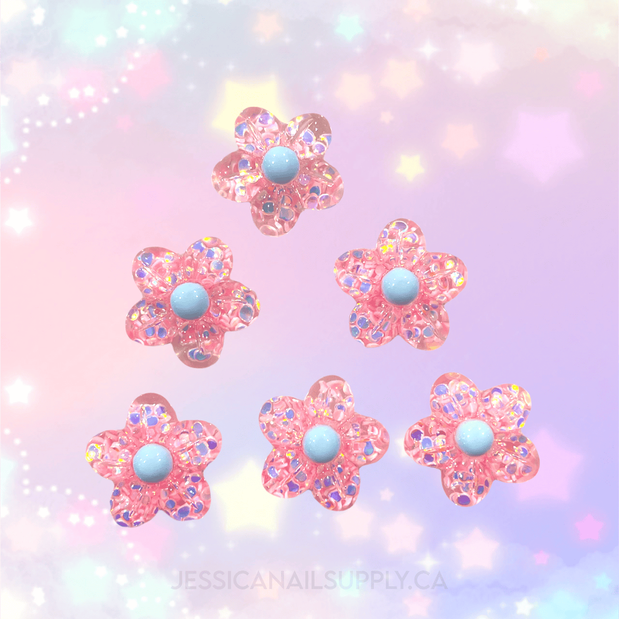 JNBS KAWAII Resin Glitter Pink Cute (3 Styles)