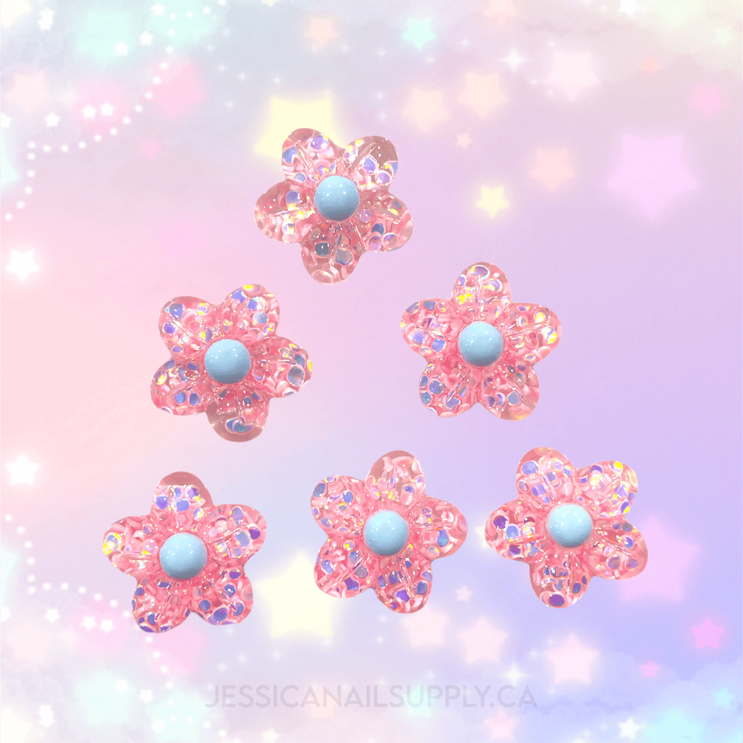 JNBS KAWAII Resin Glitter Pink Cute (3 Styles)