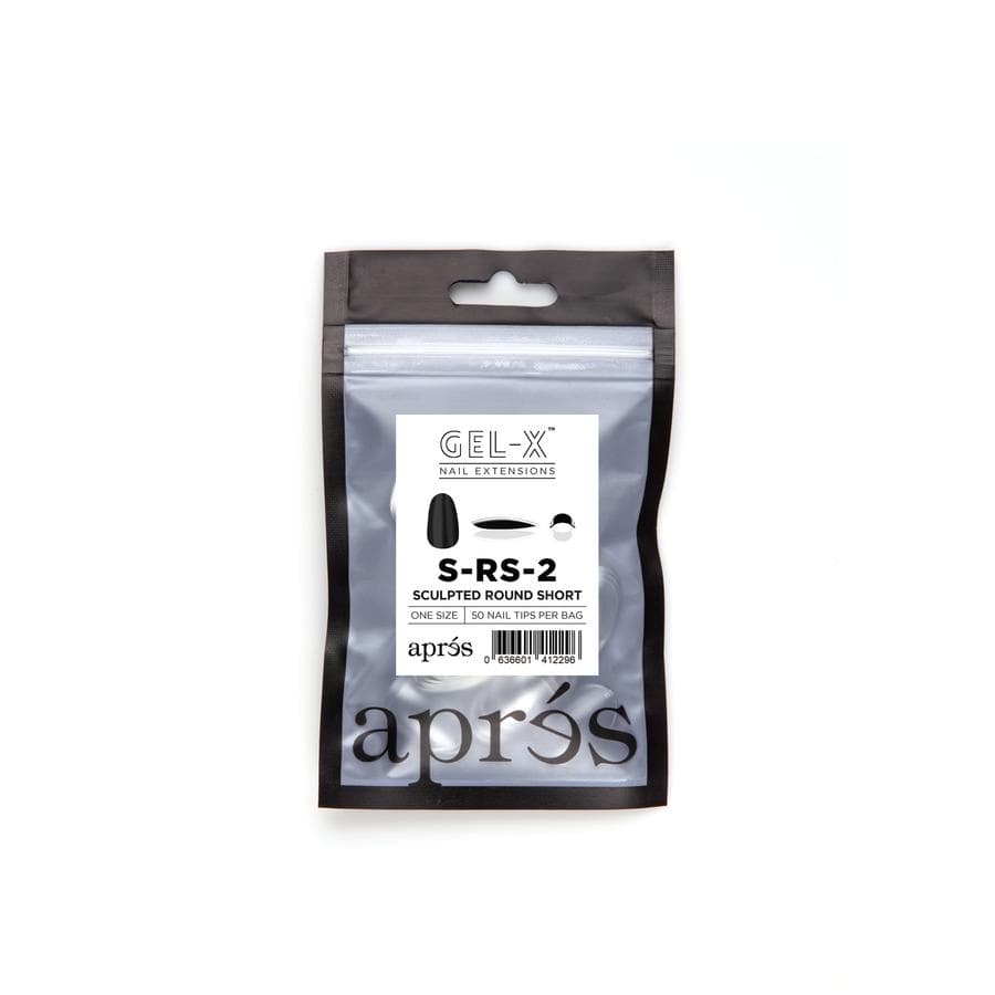 Apres Refill Bags (50pcs) Sculpted Round Short Tips