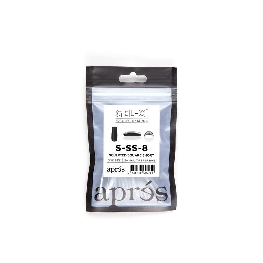Apres Refill Bags (50pcs) Sculpted Square Short Tips