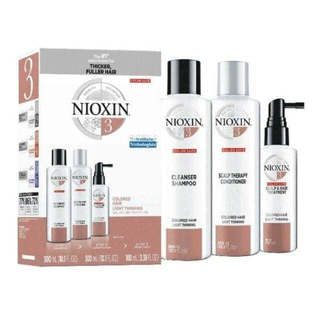 NIOXIN #3 Kit - Normal to Thin-looking (Set of 3 Steps) - Jessica Nail & Beauty Supply - Canada Nail Beauty Supply - SHAMPOO & CONDITIONER