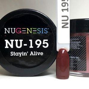 NUGENESIS - Nail Dipping Color Powder 43g NU 195 Stayin’ Alive - Jessica Nail & Beauty Supply - Canada Nail Beauty Supply - NuGenesis POWDER