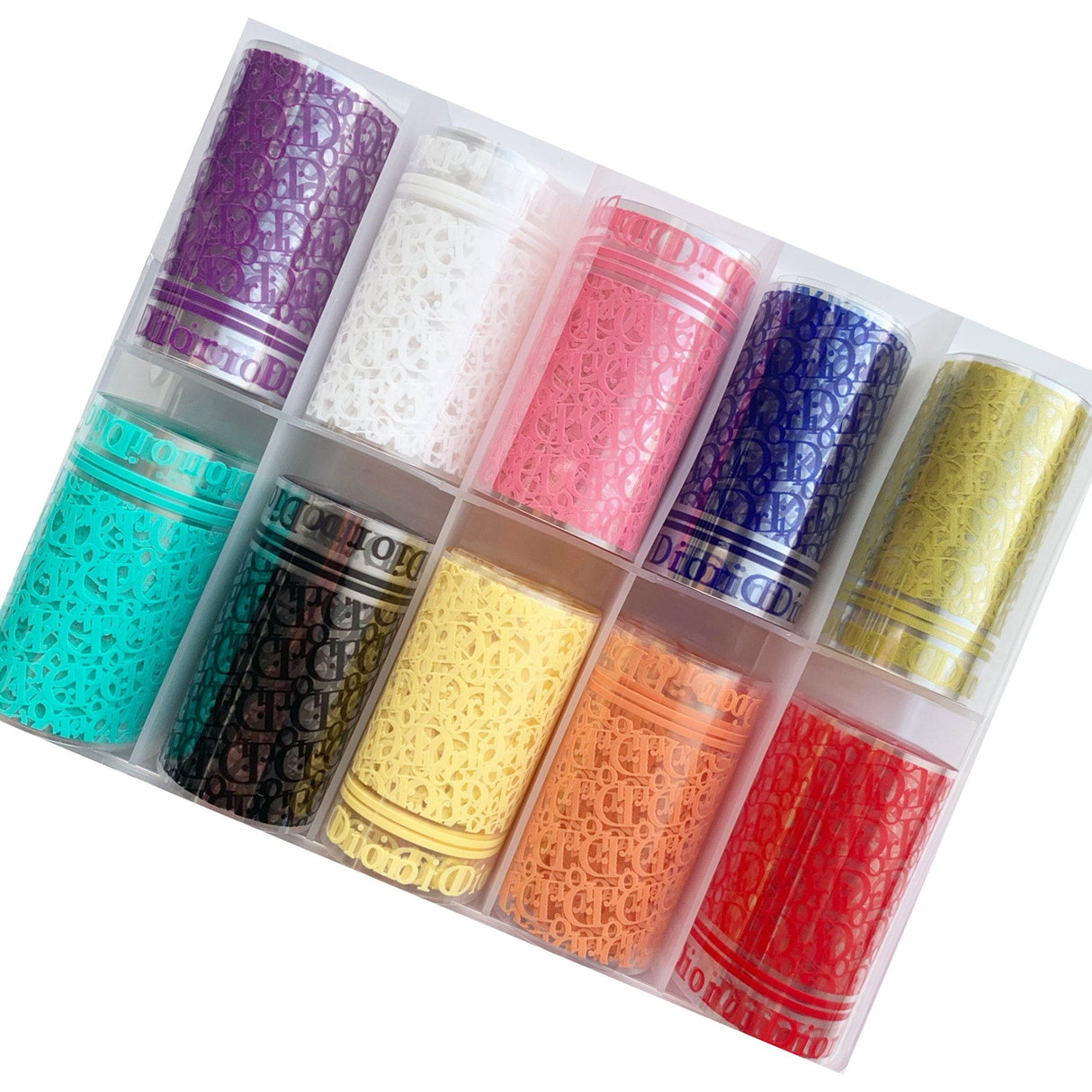 JNBS Nail Foil Mixed Brand 07 ( Box of 12 Sheets)