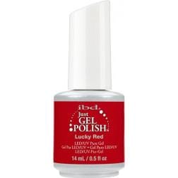 IBD Just Gel Polish - 56584 Lucky Red - Jessica Nail & Beauty Supply - Canada Nail Beauty Supply - Gel Single