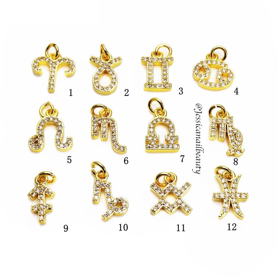 JNBS Nail Piercing Charm 08 Zodiac (5pcs)