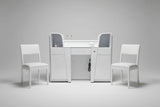 Nail White Reception Desk (Please Call JNBS to Order)
