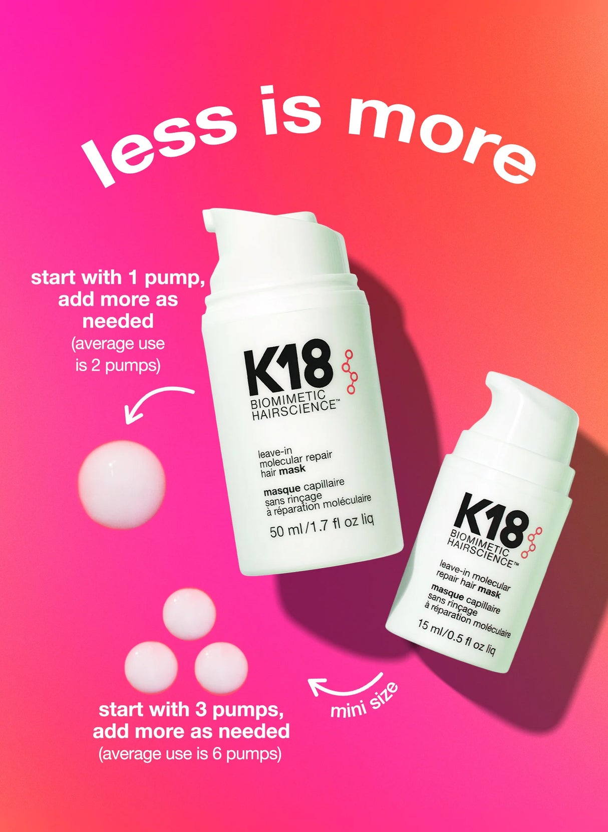K18 Biomimetic Hairscience Professional Leave-In Molecular Repair Mask 1.7 fl. oz
