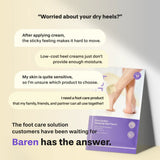 BAREN Shea Butter Sleeping Heel Patch 10ea