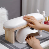 JNBS Nail Arm Rest High PU Pillow Stand Washable Manicure Hand