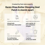 BAREN Shea Butter Sleeping Heel Patch 10ea