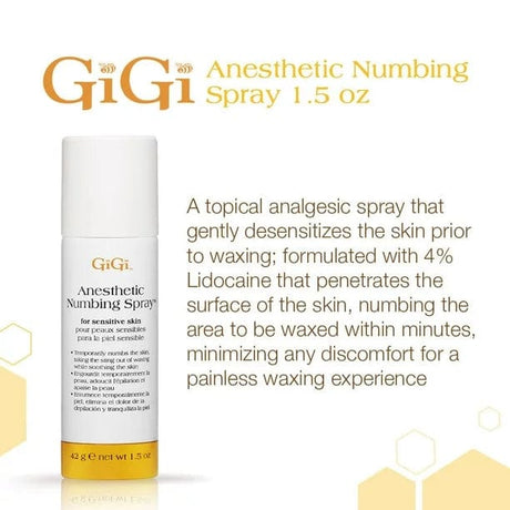 Gigi Wax Anesthetic Numbing Spray 1.5oz
