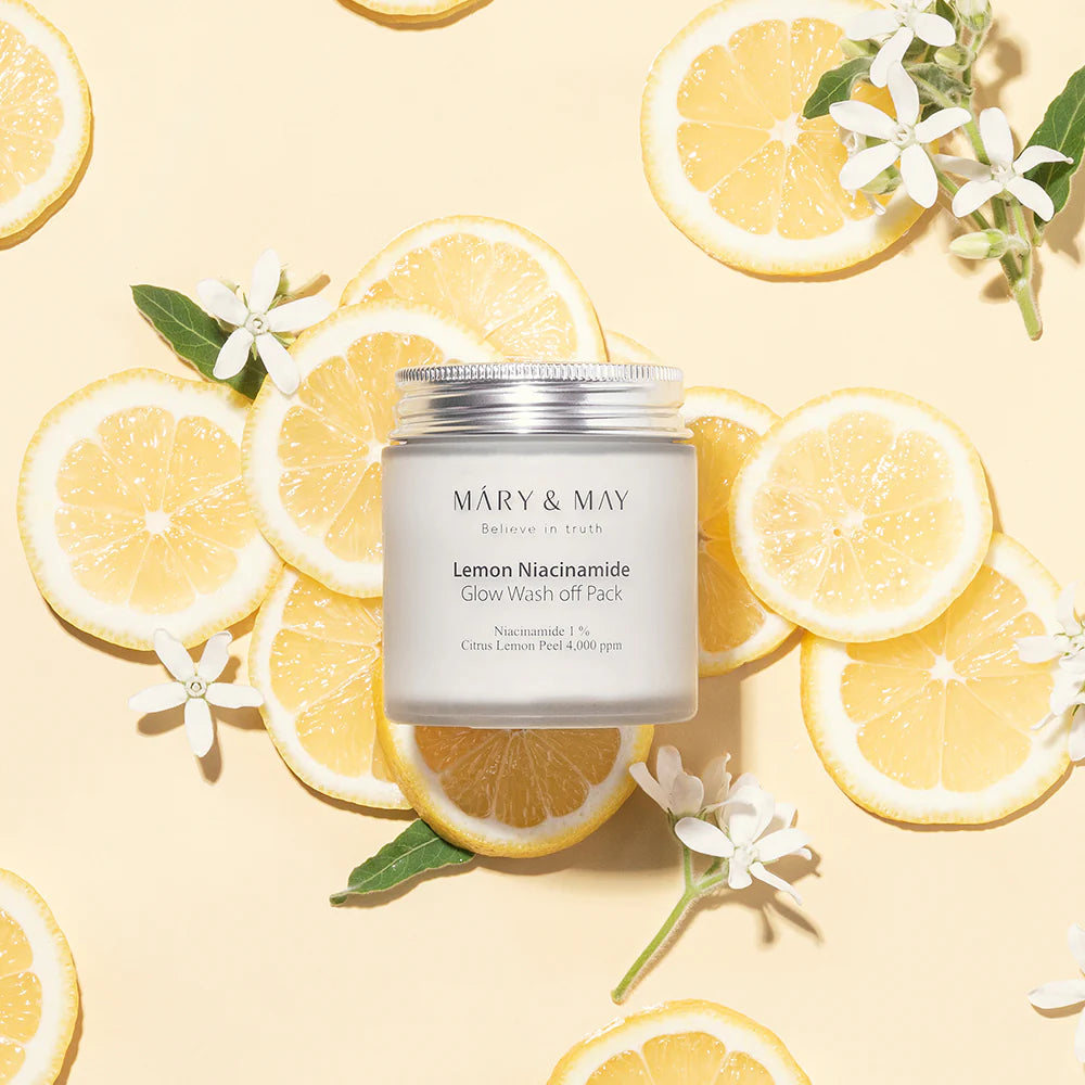 MARY&MAY Lemon Niacinamide Glow Wash Off Pack 125g