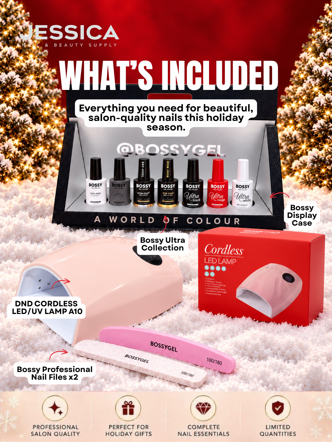 BOSSYGEL Limited Edition Holiday Gel Polish Gift Set #2
