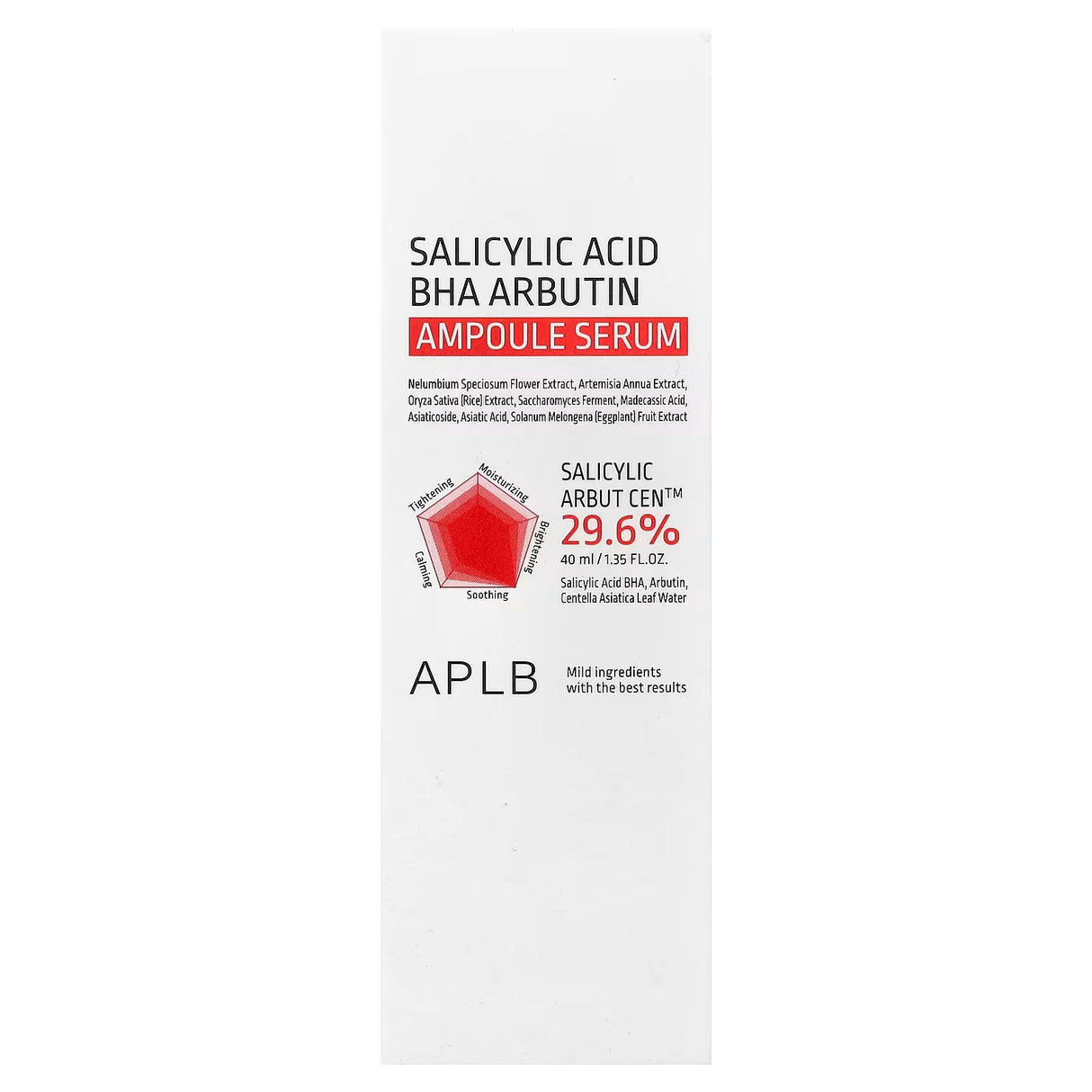 APLB Salicylic Acid Bha Arbutin Ampoule Serum 40mL