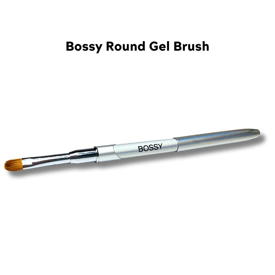 Bossy Professional Gel Brush Silver (2 Styles)