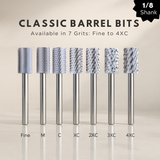 JNBS DRILL BIT | METAL CARBIDE | CLASSIC BARREL | LARGE | 1/8" (1PC)