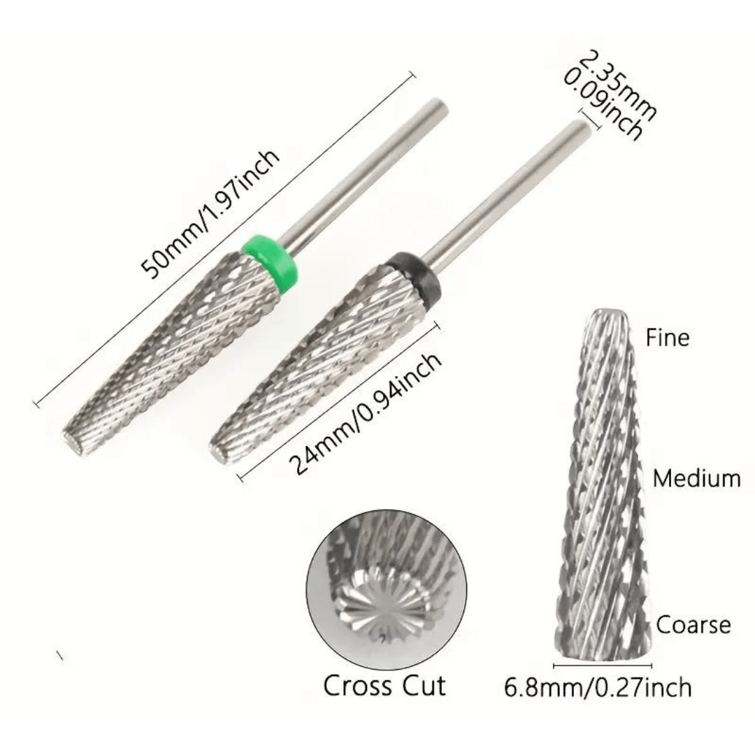 JNBS Super Long Tapered Nail Drill Bit