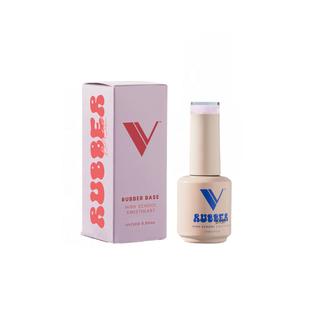 V Beauty Pure Rubber Base High School Sweetheart (0.5 oz)