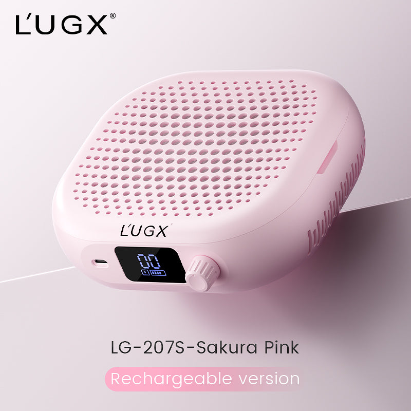 L'UGX LG207S Compact Rechargeable Nail Dust Collector | 6000 RPM