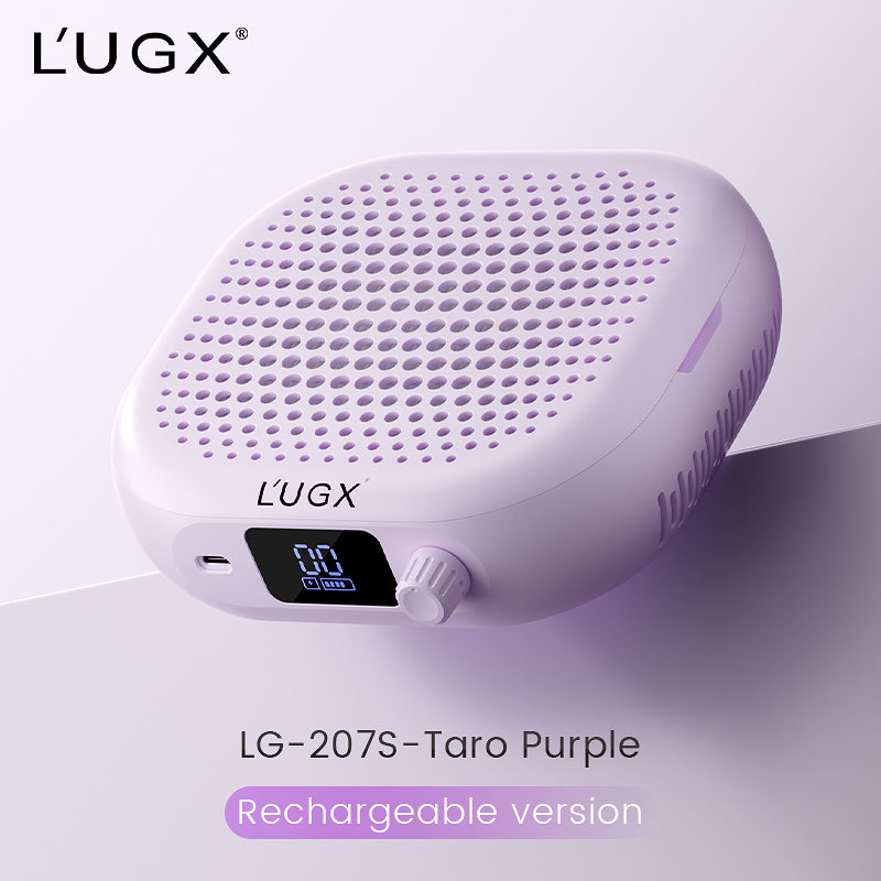 L'UGX LG207S Compact Rechargeable Nail Dust Collector | 6000 RPM