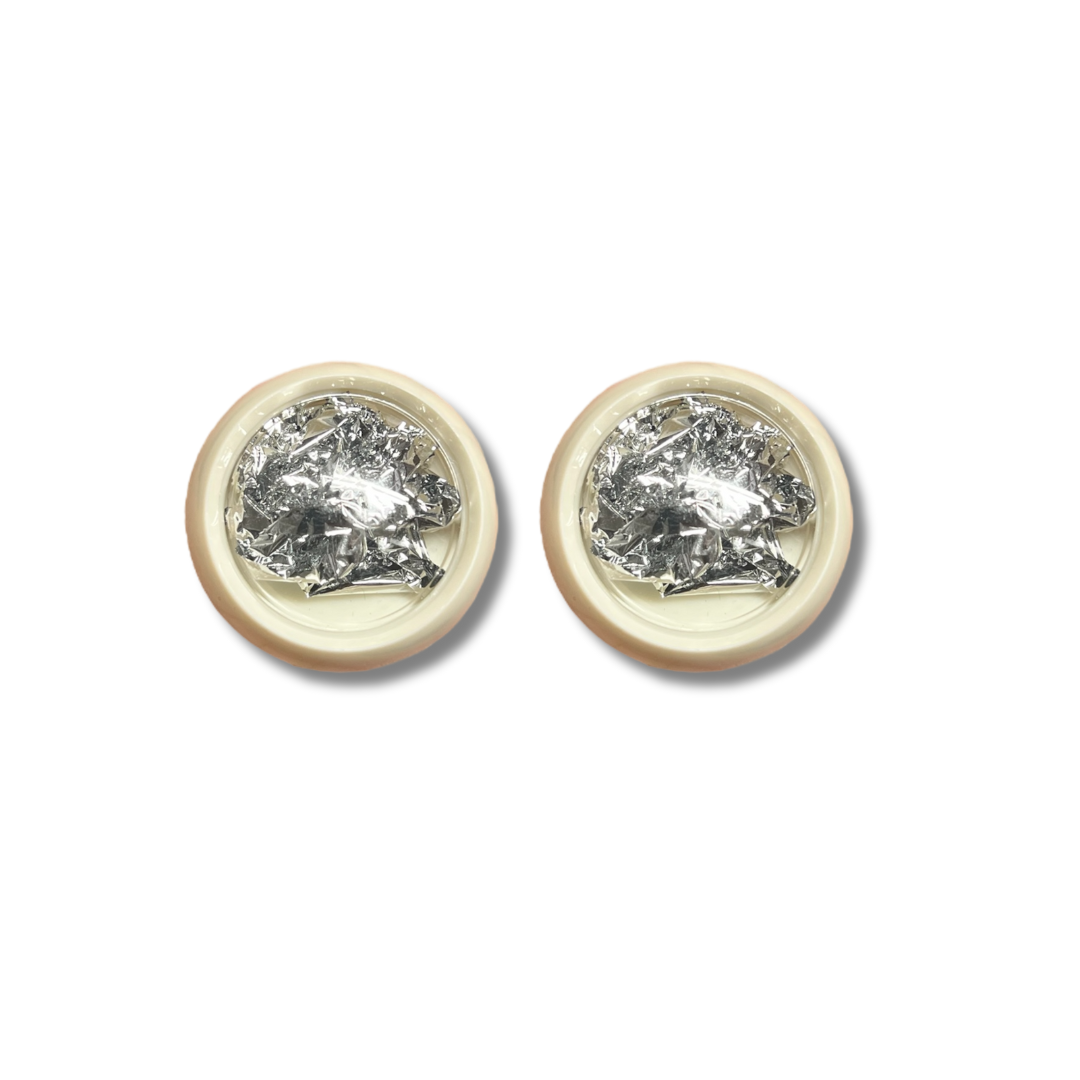 JNBS Silver Nail Foil (Set of 2)