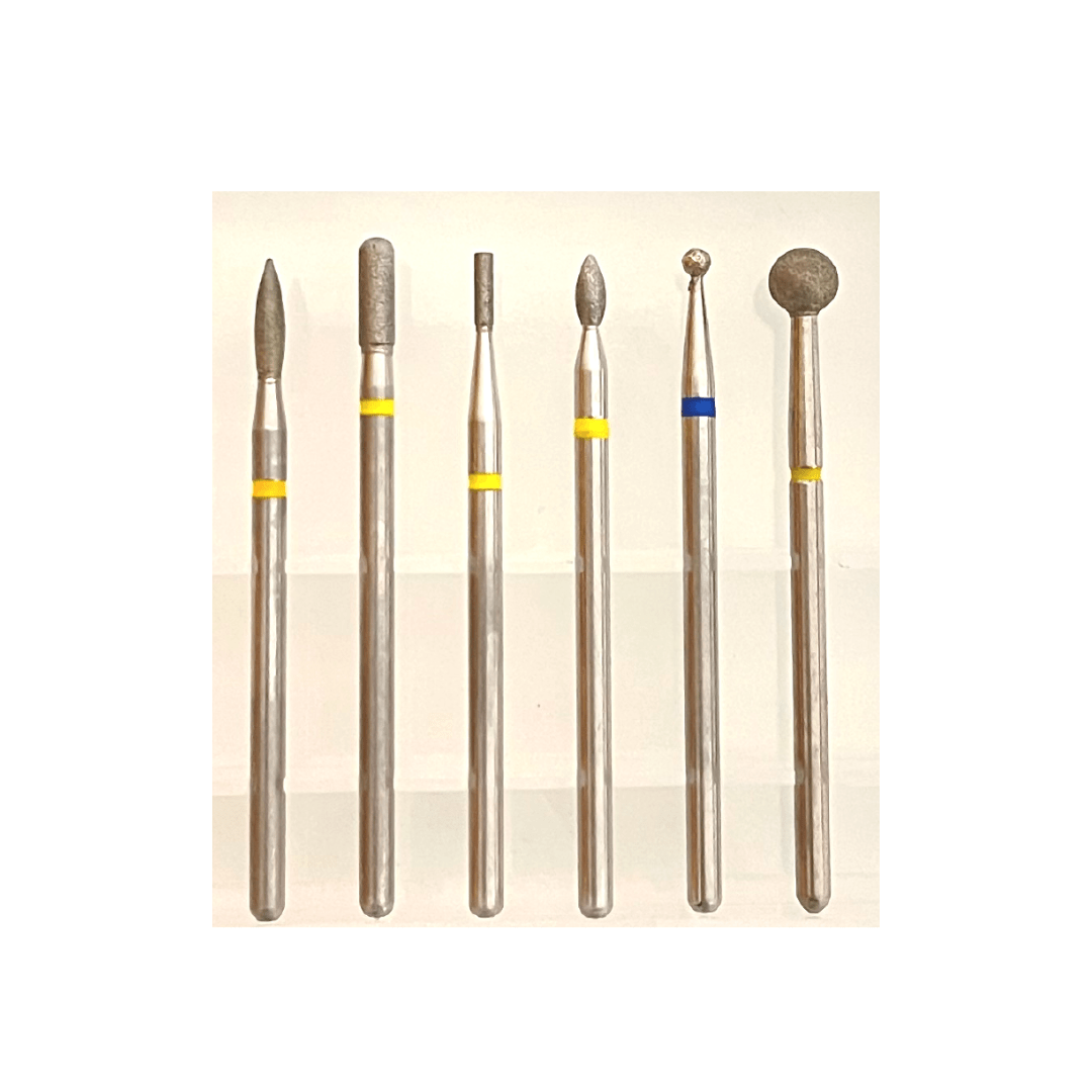 Diamond clearance bit set